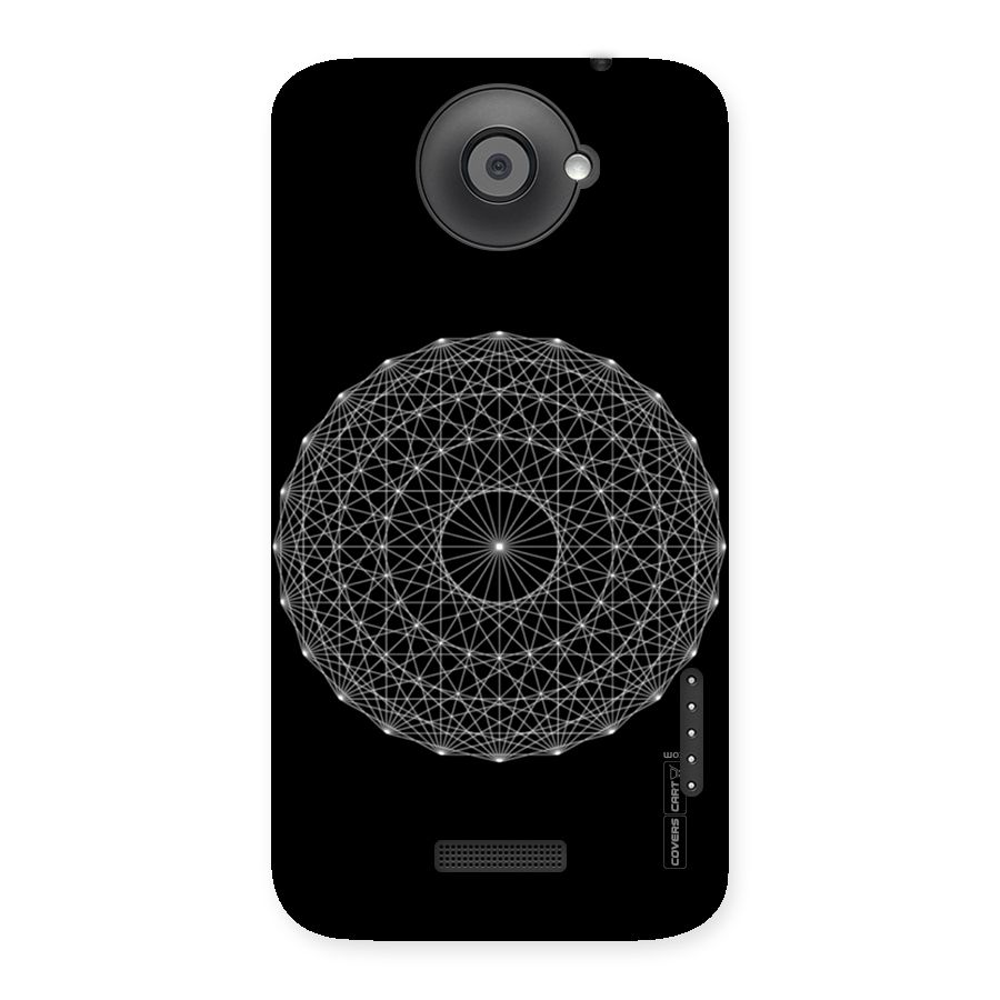 Black Clipart Back Case for HTC One X
