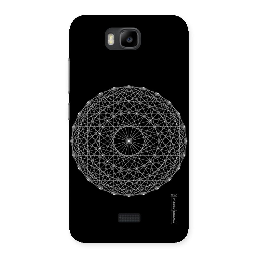 Black Clipart Back Case for Honor Bee