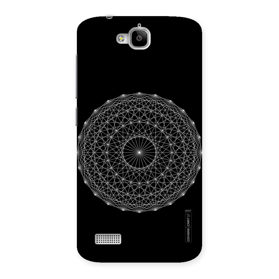 Black Clipart Back Case for Honor Holly