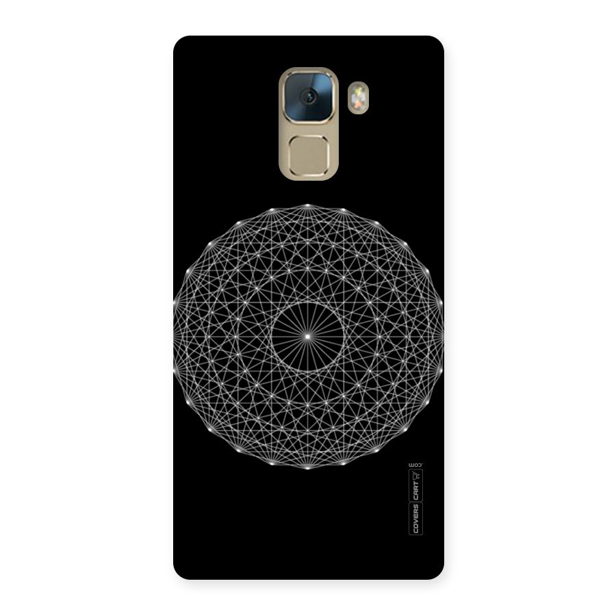 Black Clipart Back Case for Huawei Honor 7