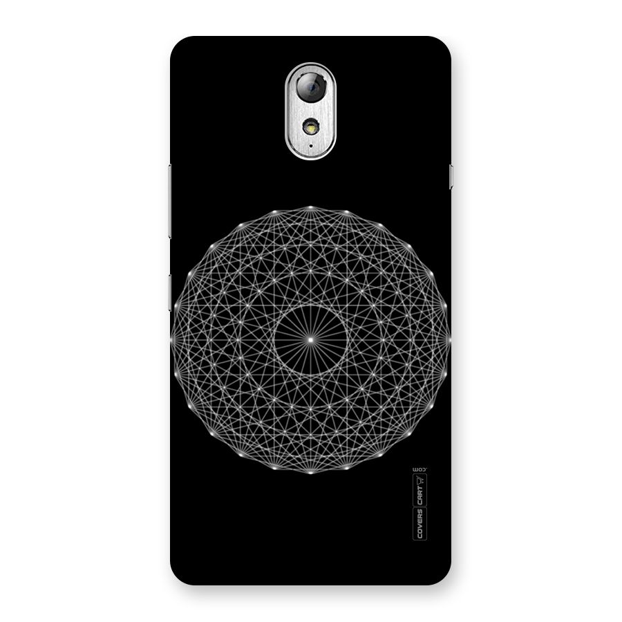 Black Clipart Back Case for Lenovo Vibe P1M
