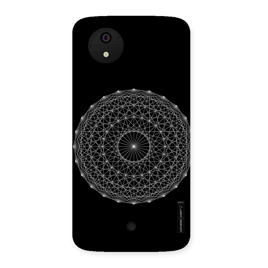 Black Clipart Back Case for Micromax Canvas A1