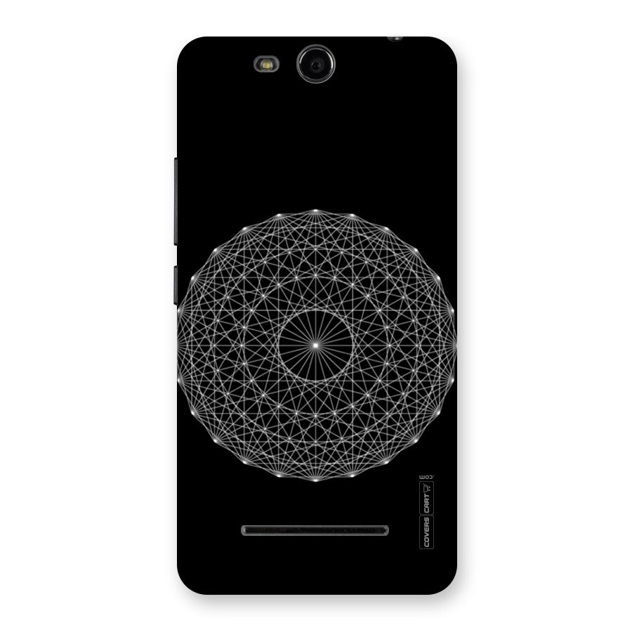 Black Clipart Back Case for Micromax Canvas Juice 3 Q392