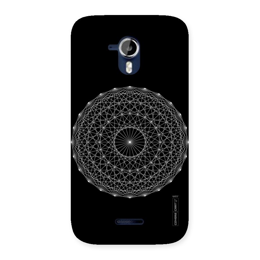 Black Clipart Back Case for Micromax Canvas Magnus A117