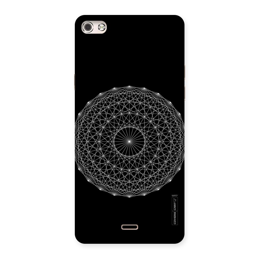 Black Clipart Back Case for Micromax Canvas Silver 5
