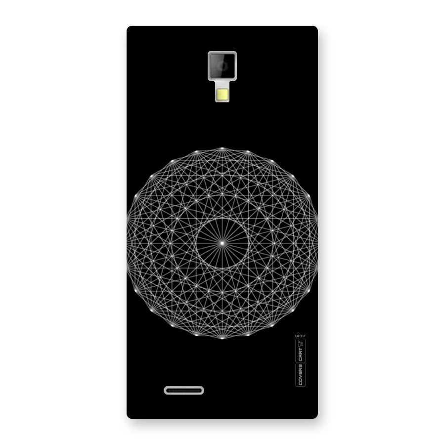 Black Clipart Back Case for Micromax Canvas Xpress A99