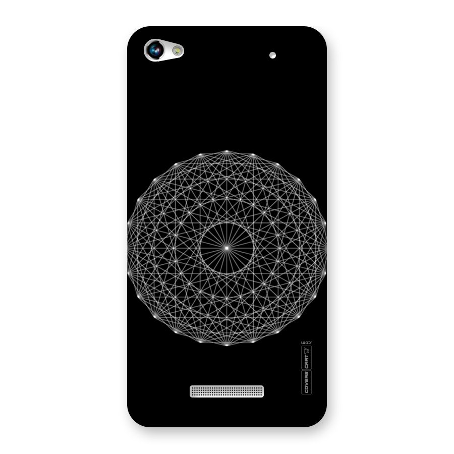 Black Clipart Back Case for Micromax Hue 2
