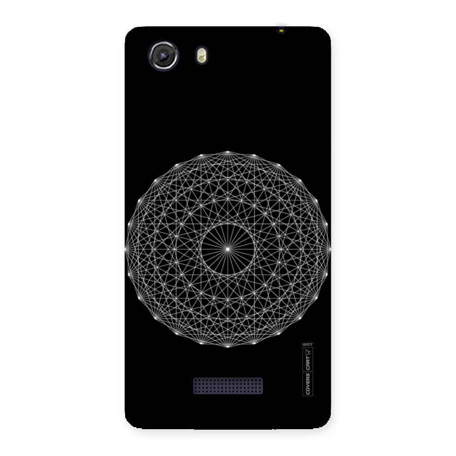 Black Clipart Back Case for Micromax Unite 3