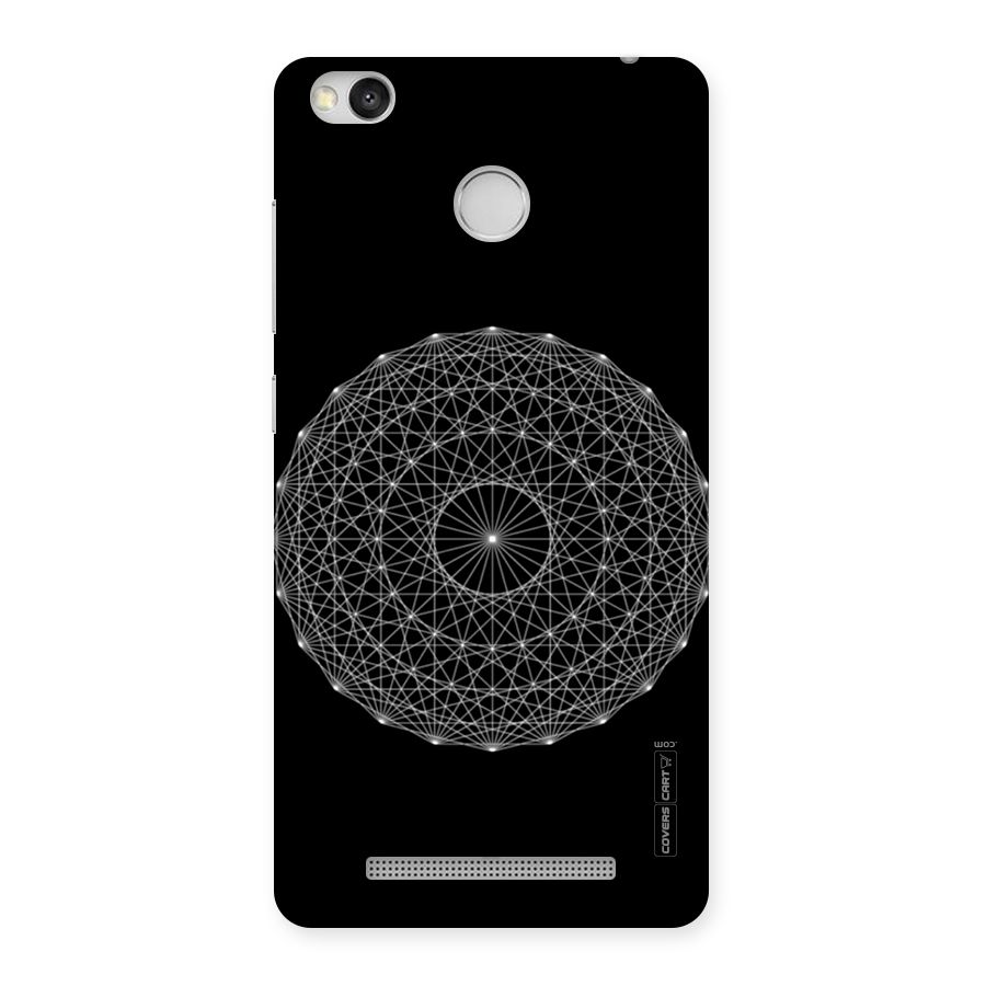 Black Clipart Back Case for Redmi 3S Prime