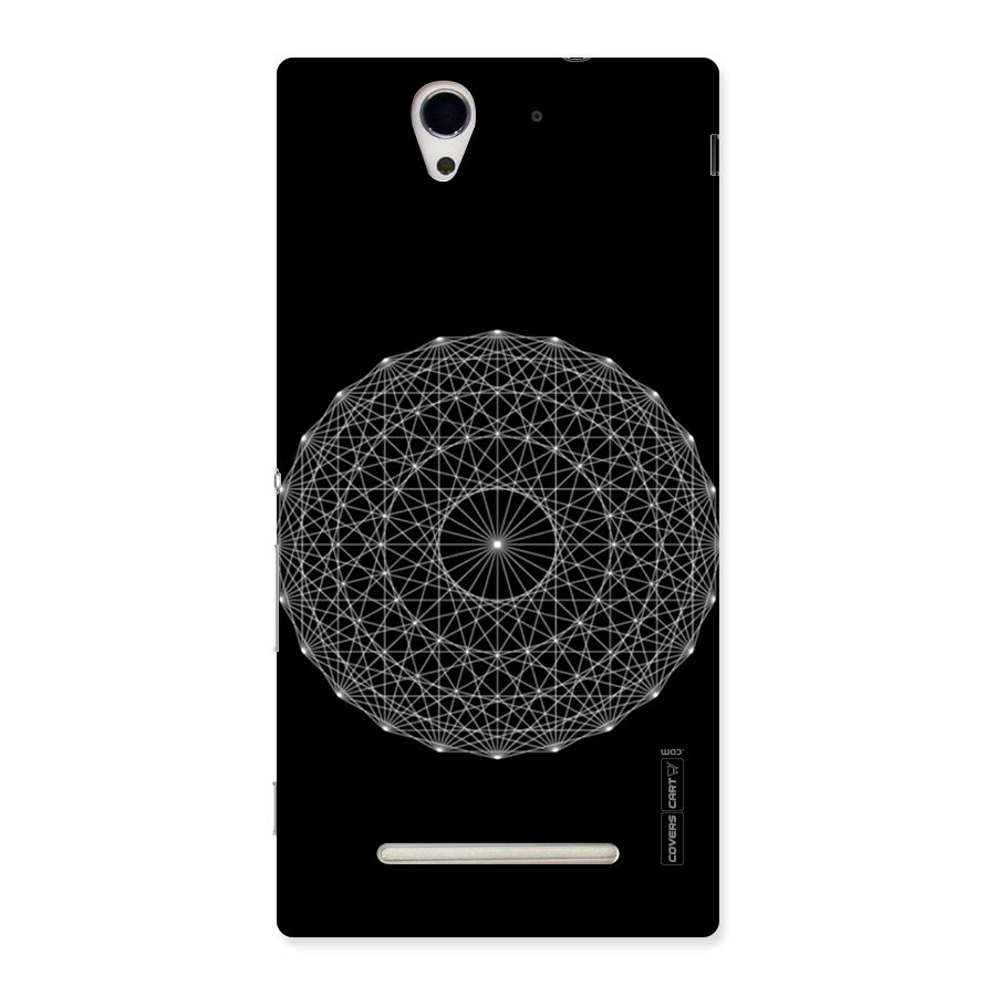 Black Clipart Back Case for Sony Xperia C3
