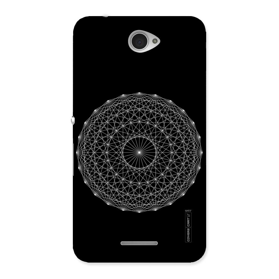 Black Clipart Back Case for Sony Xperia E4
