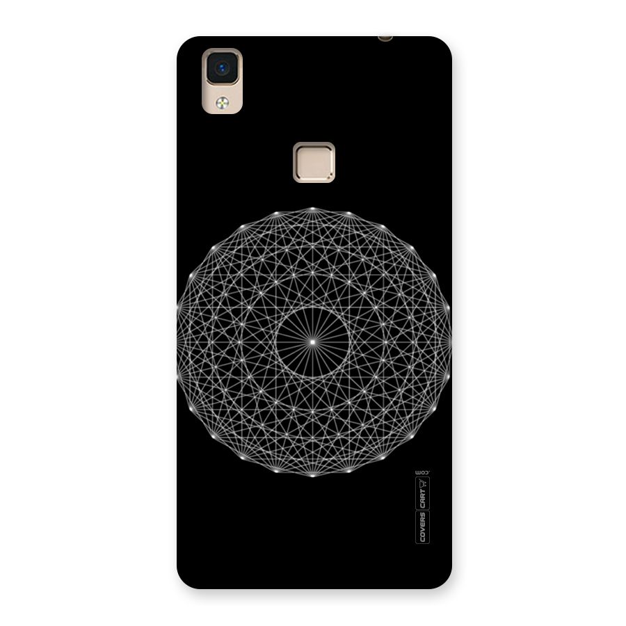Black Clipart Back Case for V3 Max
