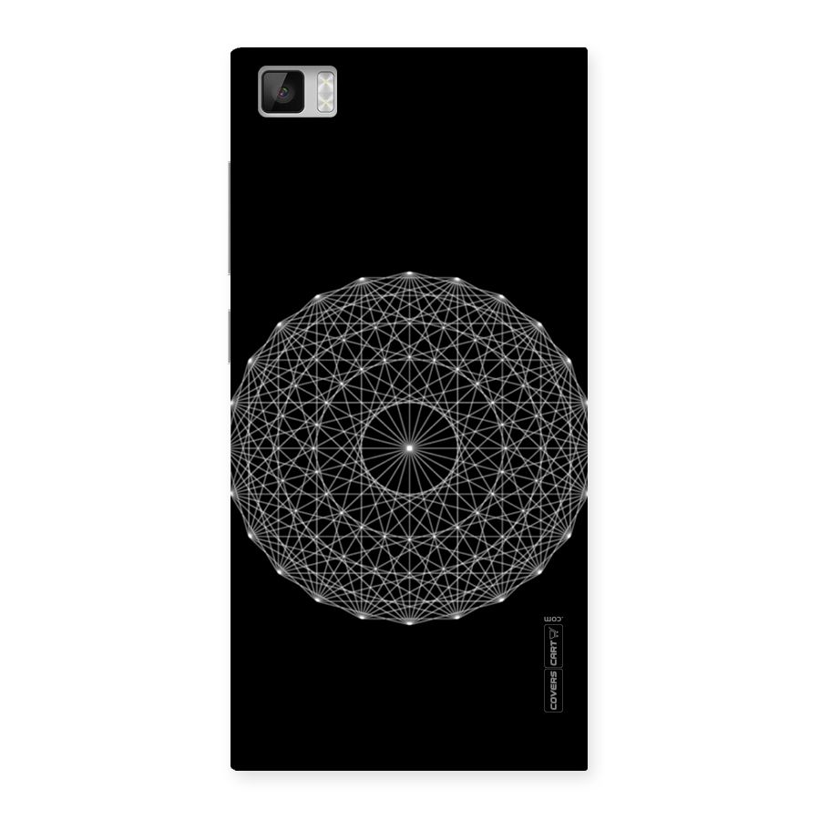 Black Clipart Back Case for Xiaomi Mi3