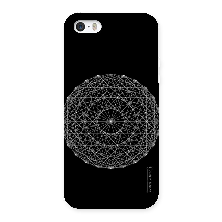 Black Clipart Back Case for iPhone SE
