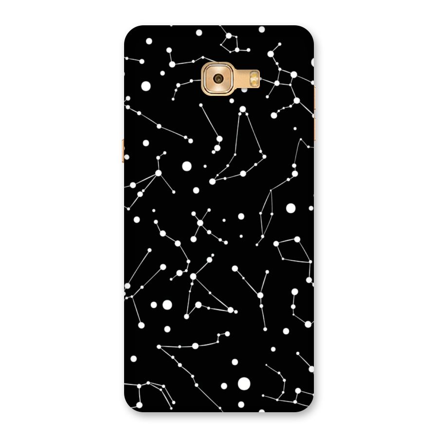 Black Constellation Pattern Back Case for Galaxy C9 Pro