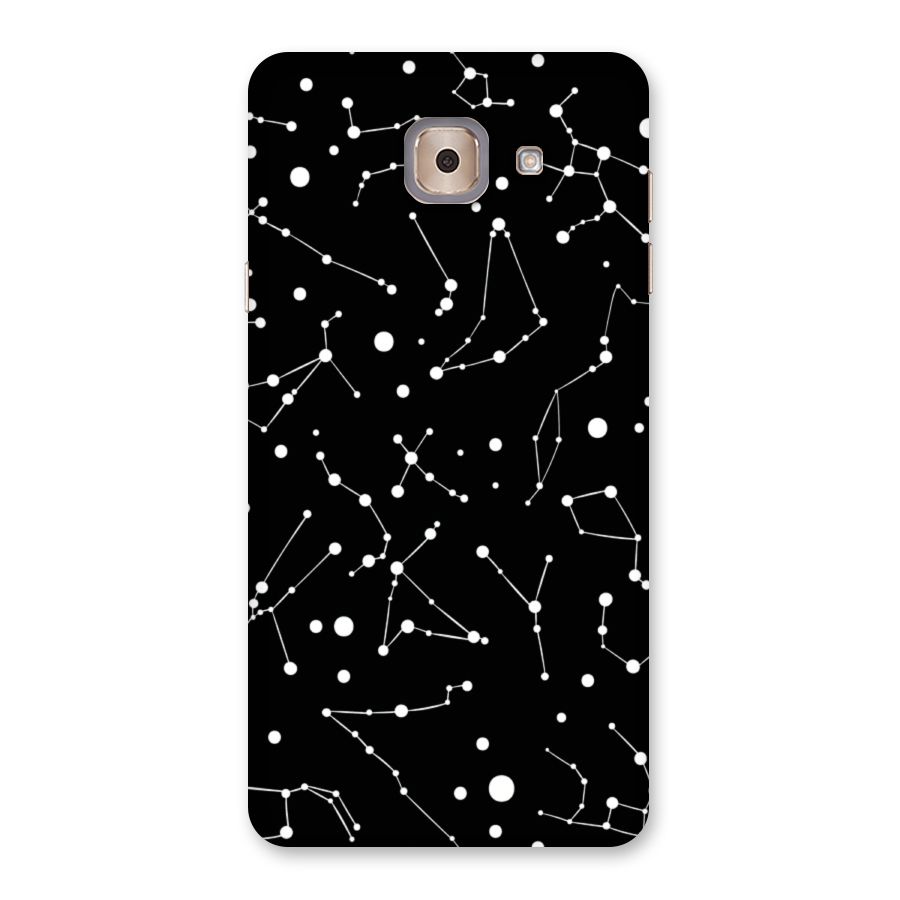 Black Constellation Pattern Back Case for Galaxy J7 Max