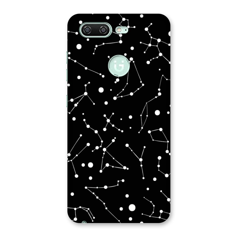 Black Constellation Pattern Back Case for Gionee S10