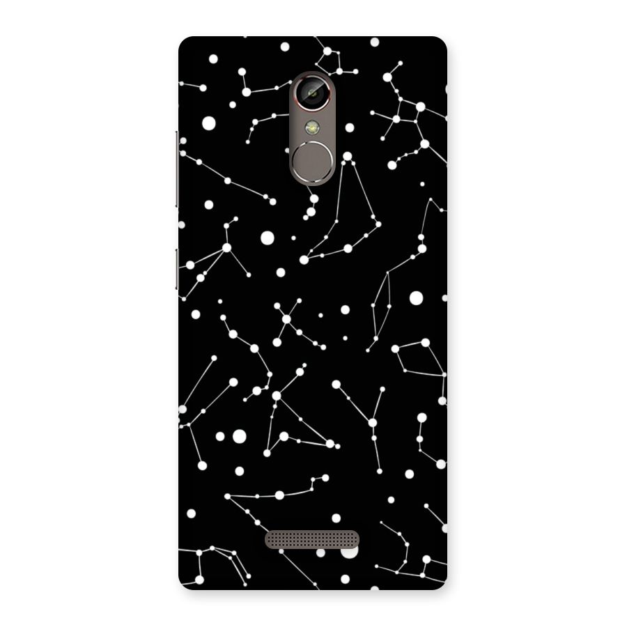 Black Constellation Pattern Back Case for Gionee S6s