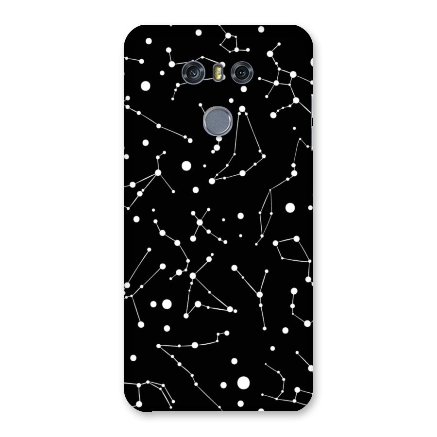 Black Constellation Pattern Back Case for LG G6