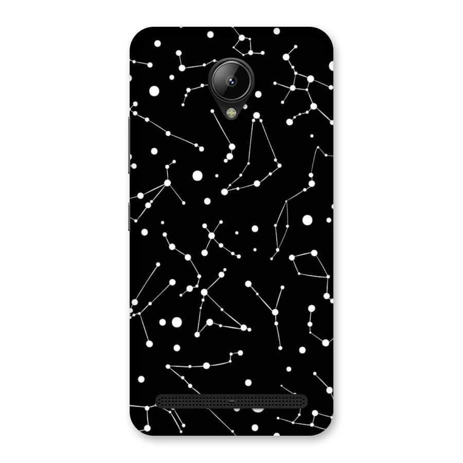 Black Constellation Pattern Back Case for Lenovo C2