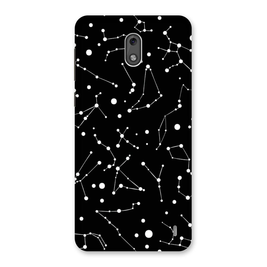 Black Constellation Pattern Back Case for Nokia 2