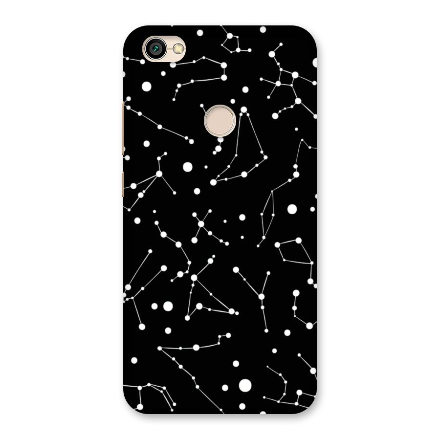Black Constellation Pattern Back Case for Redmi Y1 2017