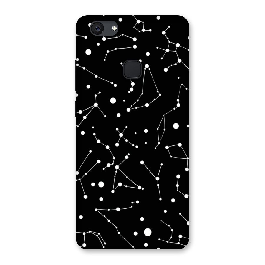 Black Constellation Pattern Back Case for Vivo V7 Plus