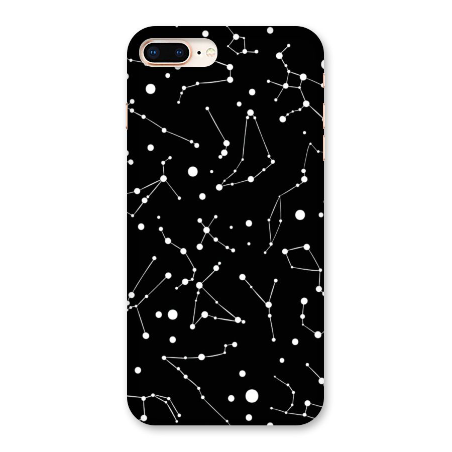 Black Constellation Pattern Back Case for iPhone 8 Plus