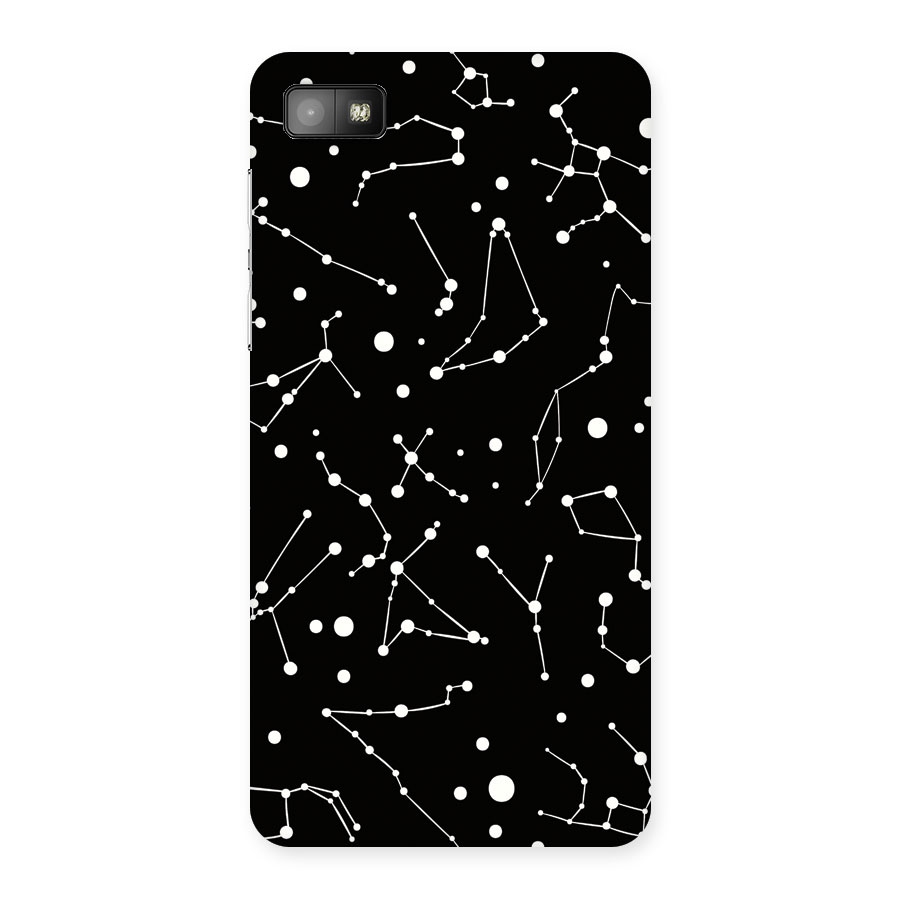Black Constellation Pattern Back Case for Blackberry Z10