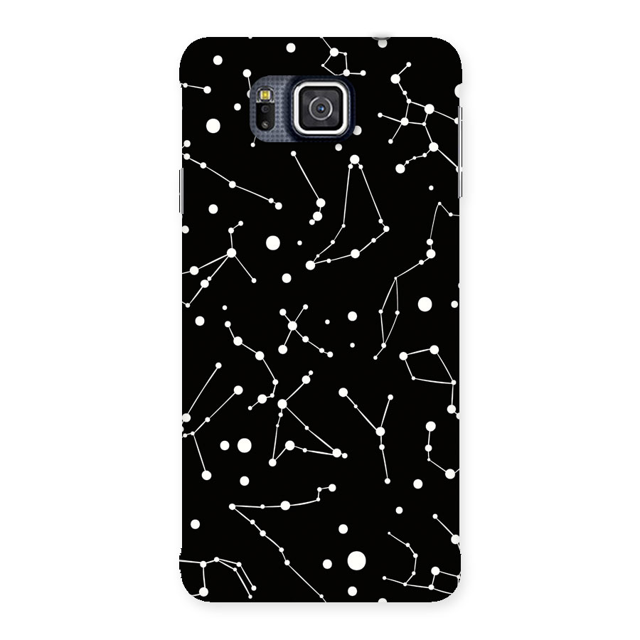 Black Constellation Pattern Back Case for Galaxy Alpha