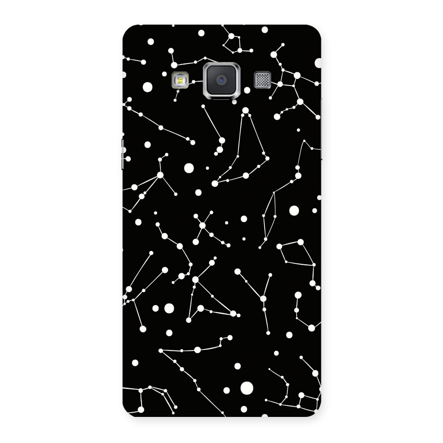 Black Constellation Pattern Back Case for Galaxy Grand 3
