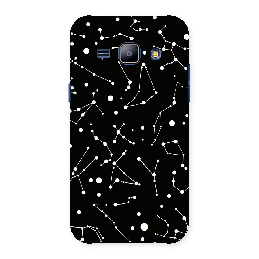 Black Constellation Pattern Back Case for Galaxy J1