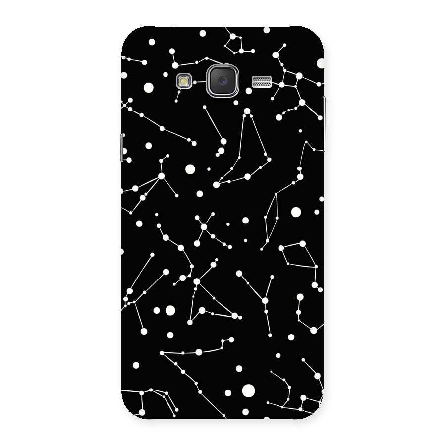 Black Constellation Pattern Back Case for Galaxy J7