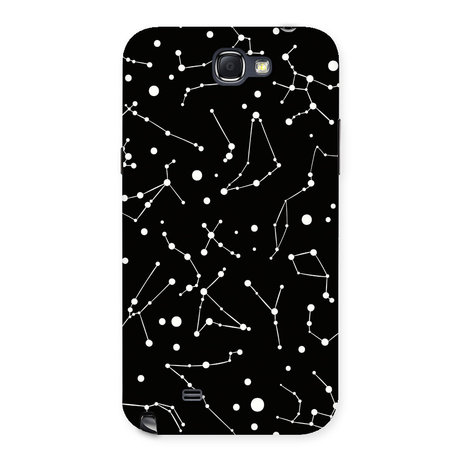 Black Constellation Pattern Back Case for Galaxy Note 2