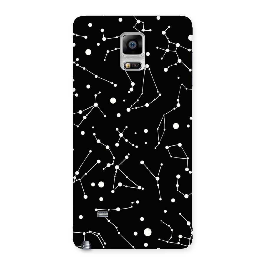 Black Constellation Pattern Back Case for Galaxy Note 4