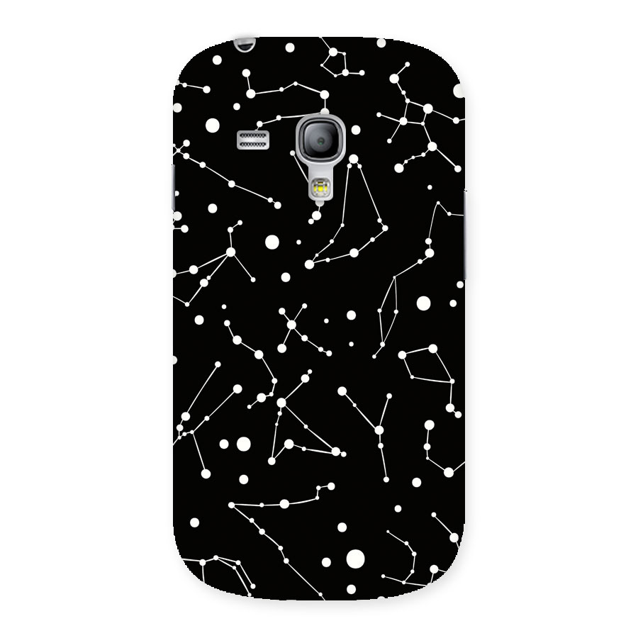 Black Constellation Pattern Back Case for Galaxy S3 Mini