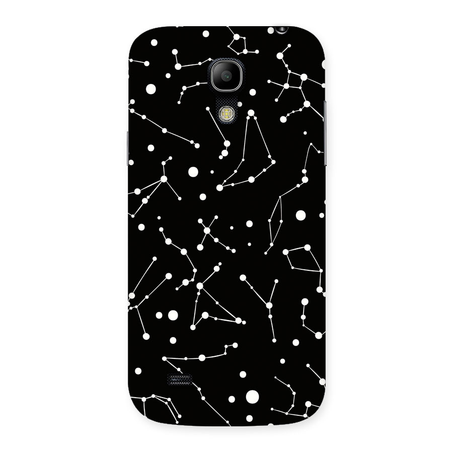 Black Constellation Pattern Back Case for Galaxy S4 Mini