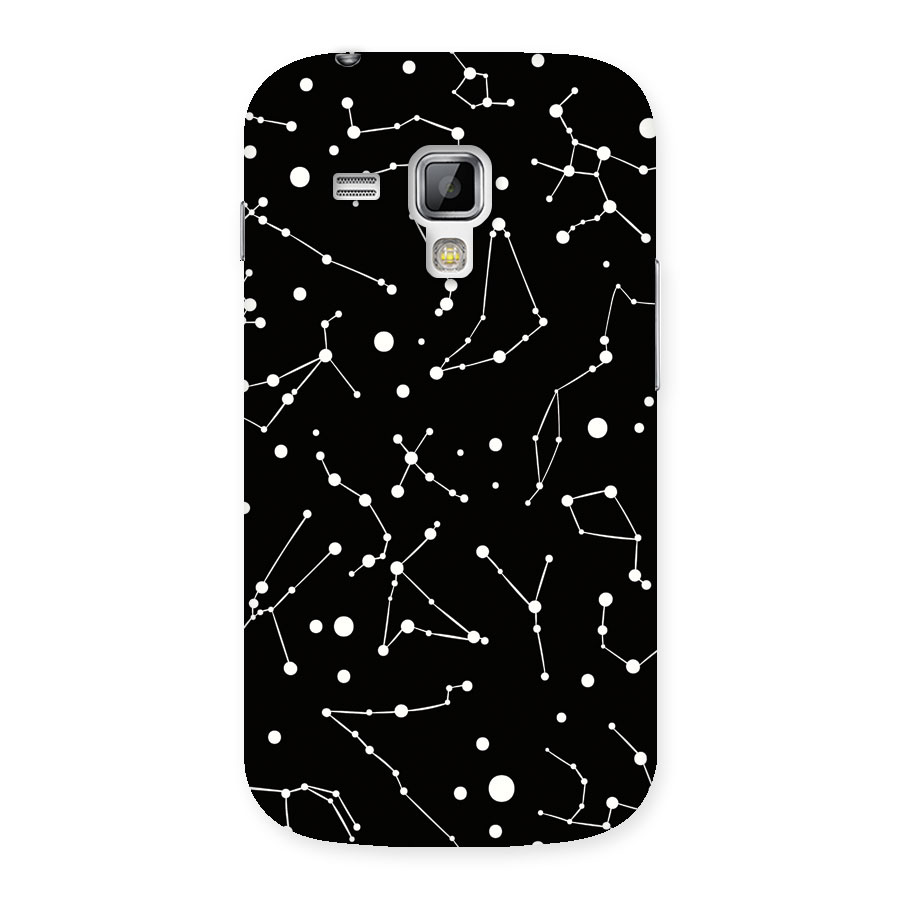 Black Constellation Pattern Back Case for Galaxy S Duos