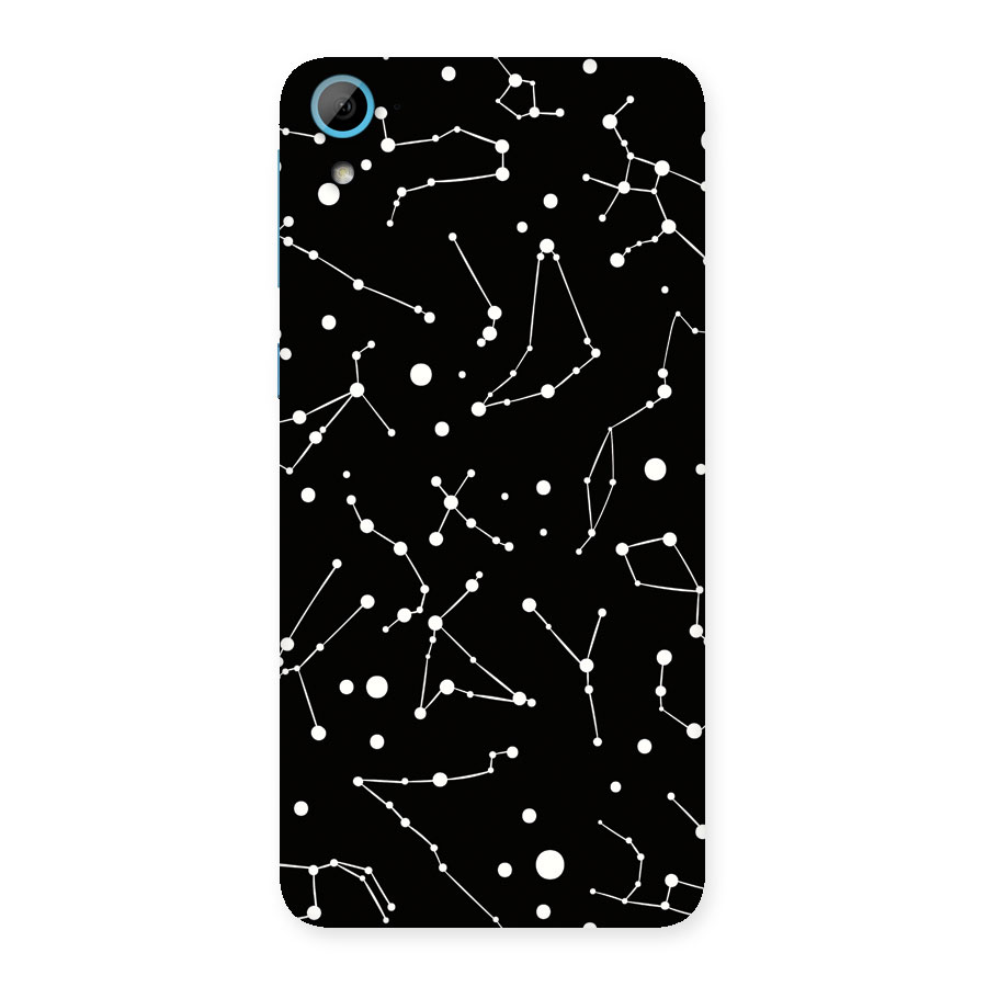 Black Constellation Pattern Back Case for HTC Desire 826