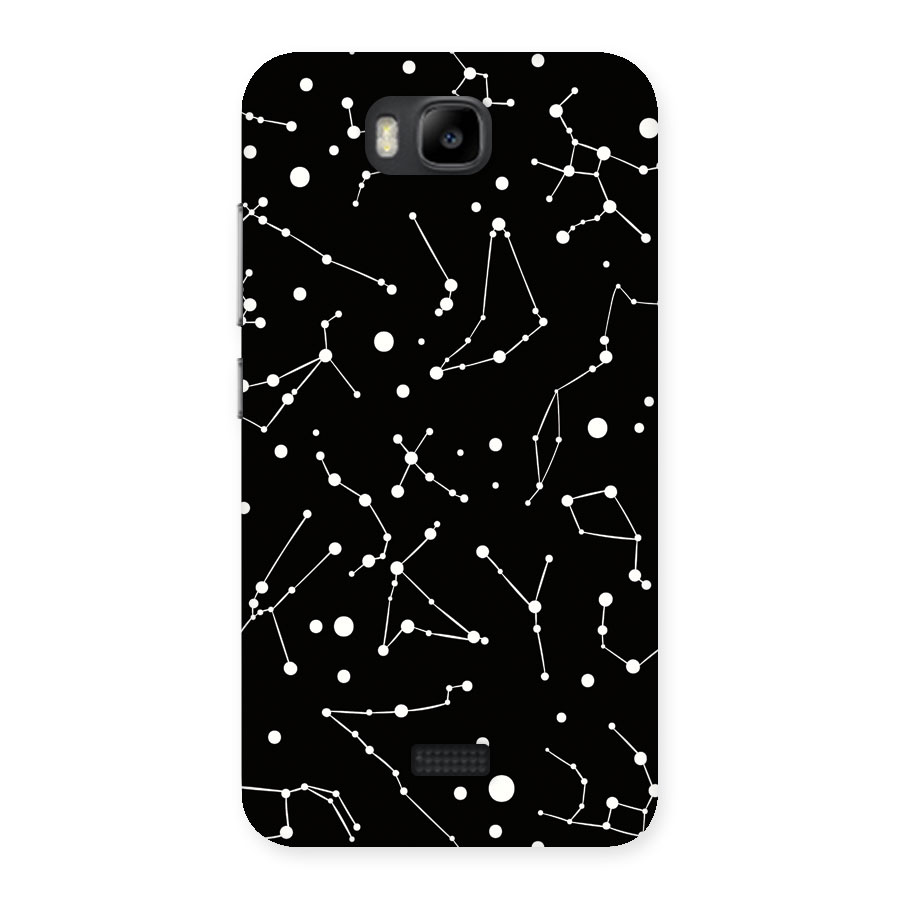 Black Constellation Pattern Back Case for Honor Bee