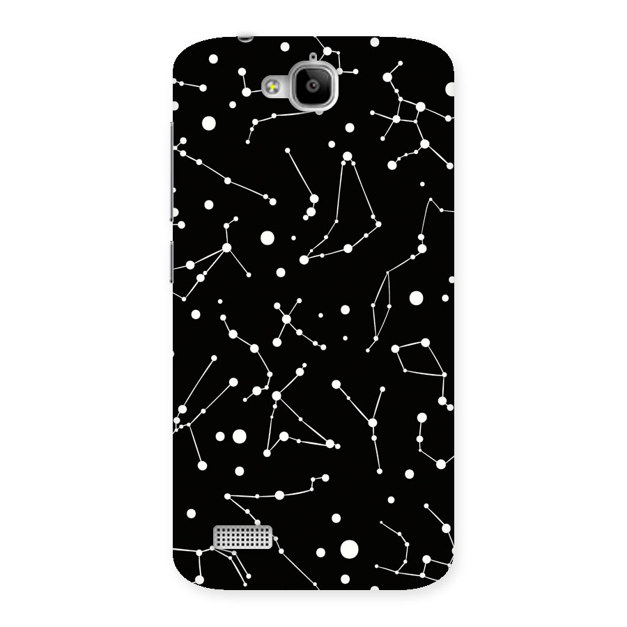Black Constellation Pattern Back Case for Honor Holly