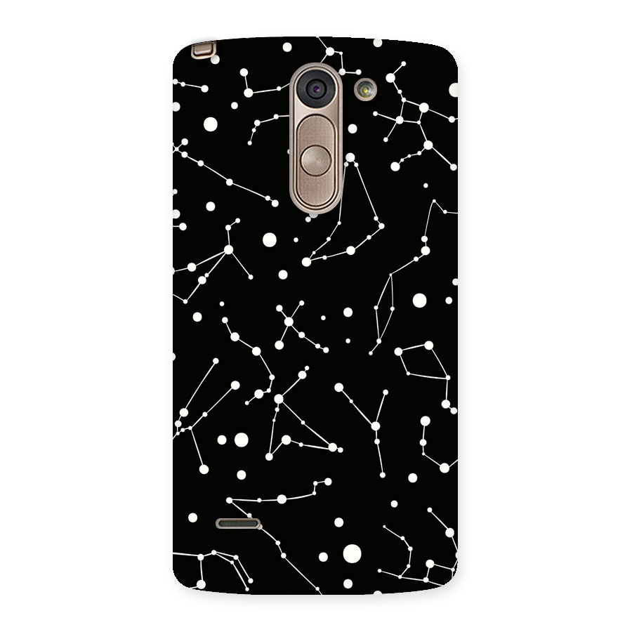 Black Constellation Pattern Back Case for LG G3 Stylus