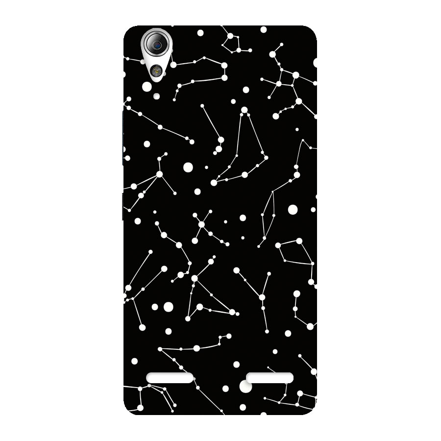 Black Constellation Pattern Back Case for Lenovo A6000 Plus