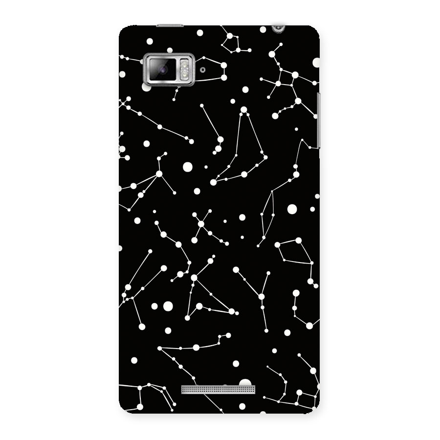 Black Constellation Pattern Back Case for Lenovo Vibe Z K910