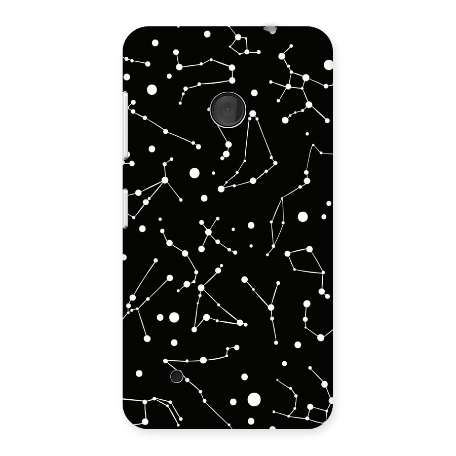 Black Constellation Pattern Back Case for Lumia 530