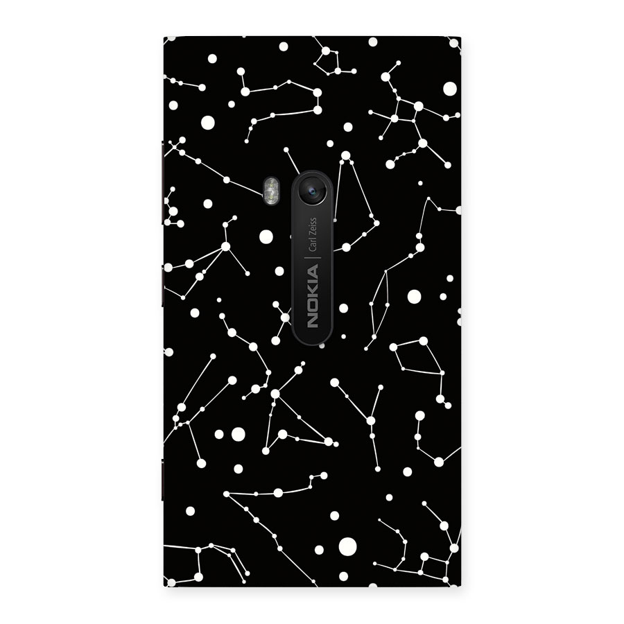 Black Constellation Pattern Back Case for Lumia 920