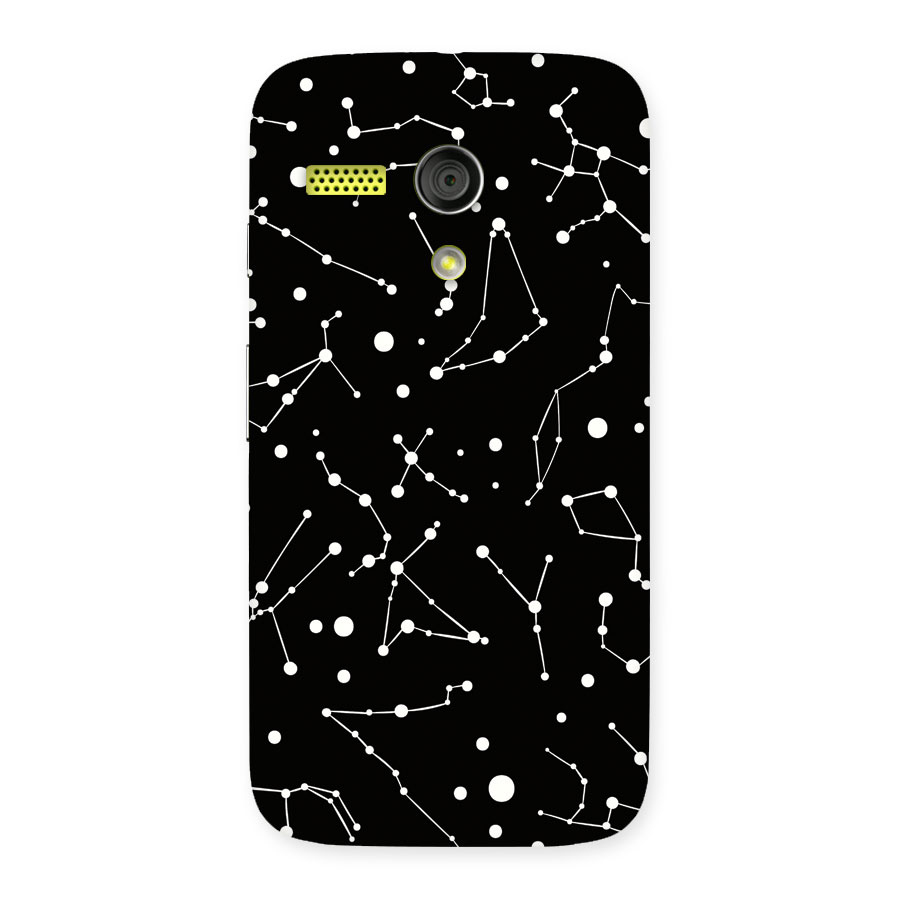 Black Constellation Pattern Back Case for Moto G