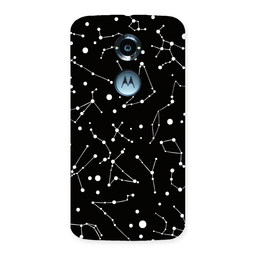 Black Constellation Pattern Back Case for Moto X 2nd Gen