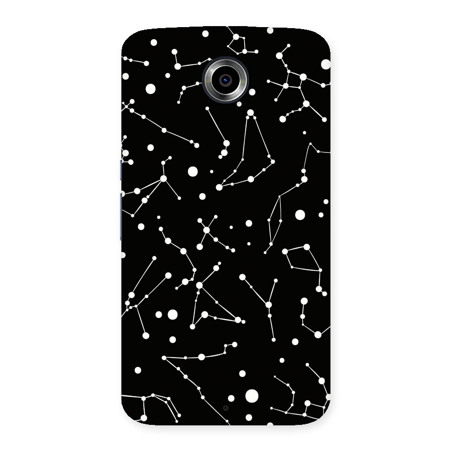 Black Constellation Pattern Back Case for Nexus 6