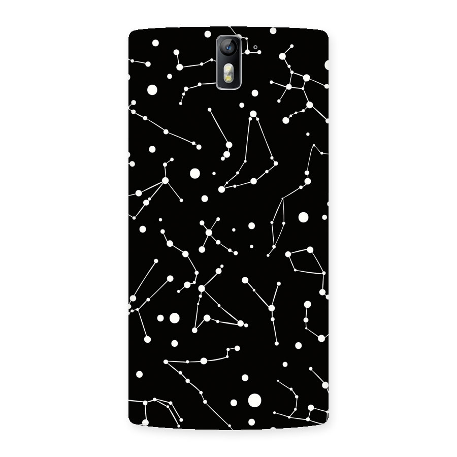 Black Constellation Pattern Back Case for One Plus One